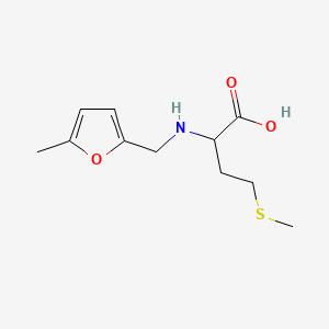 N-[(5-methylfuran-2-yl)methyl]methionine