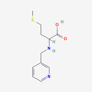 molecular formula C11H16N2O2S B1183813 N-(pyridin-3-ylmethyl)methionine 