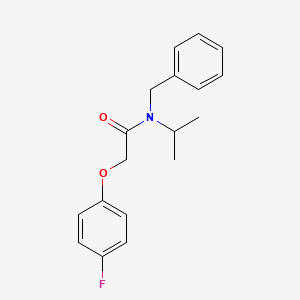 molecular formula C18H20FNO2 B1183819 N-benzyl-2-(4-fluorophenoxy)-N-isopropylacetamide 