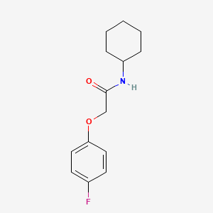 molecular formula C14H18FNO2 B1183820 N-cyclohexyl-2-(4-fluorophenoxy)acetamide 