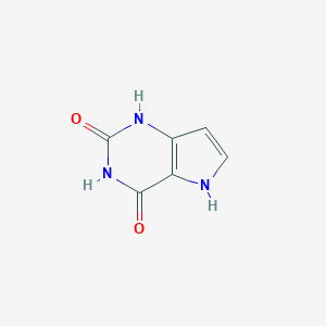 molecular formula C6H5N3O2 B118385 1H-ピロロ[3,2-d]ピリミジン-2,4(3H,5H)-ジオン CAS No. 65996-50-1