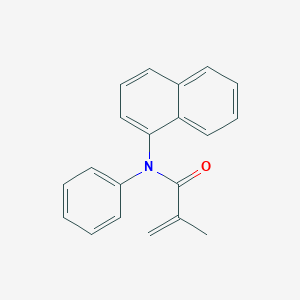 molecular formula C20H17NO B118386 N-(1-萘基)-N-苯基甲基丙烯酰胺 CAS No. 141029-31-4