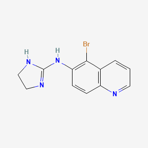 5-bromo-N-(4,5-dihydro-1H-imidazol-2-yl)quinolin-6-amine