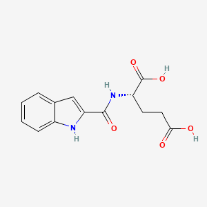 (S)-2-(1H-Indole-2-carboxamido)pentanedioic acid