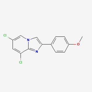 6,8-Dichloro-2-(4-methoxyphenyl)imidazo[1,2-a]pyridine