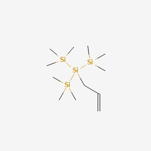 2-Allyl-1,1,1,3,3,3-hexamethyl-2-(trimethylsilyl)trisilane