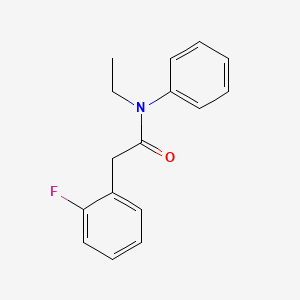 molecular formula C16H16FNO B1183897 N-ethyl-2-(2-fluorophenyl)-N-phenylacetamide 