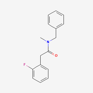 molecular formula C16H16FNO B1183905 N-benzyl-2-(2-fluorophenyl)-N-methylacetamide 
