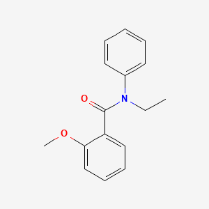molecular formula C16H17NO2 B1183913 N-ethyl-2-methoxy-N-phenylbenzamide 