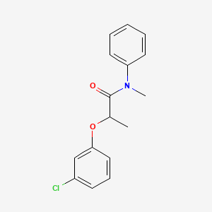 2-(3-chlorophenoxy)-N-methyl-N-phenylpropanamide