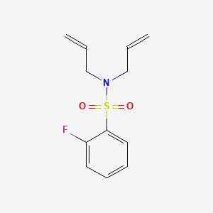 molecular formula C12H14FNO2S B1183923 N,N-diallyl-2-fluorobenzenesulfonamide 