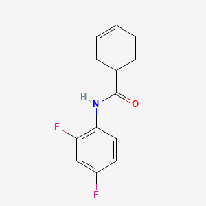 N-(2,4-difluorophenyl)-3-cyclohexene-1-carboxamide