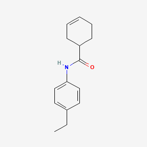 N-(4-ethylphenyl)-3-cyclohexene-1-carboxamide