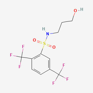 N-(3-hydroxypropyl)-2,5-bis(trifluoromethyl)benzenesulfonamide