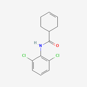 molecular formula C13H13Cl2NO B1183955 N-(2,6-dichlorophenyl)-3-cyclohexene-1-carboxamide 