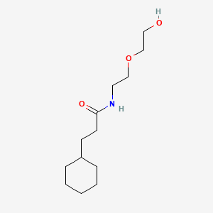 molecular formula C13H25NO3 B1183957 3-cyclohexyl-N-[2-(2-hydroxyethoxy)ethyl]propanamide 