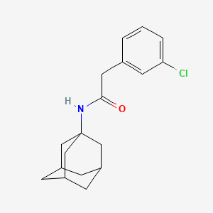 N-(1-adamantyl)-2-(3-chlorophenyl)acetamide