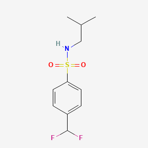 molecular formula C11H15F2NO2S B1183970 4-(difluoromethyl)-N-isobutylbenzenesulfonamide 