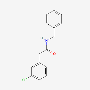 molecular formula C15H14ClNO B1183978 N-benzyl-2-(3-chlorophenyl)acetamide 