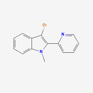 3-Bromo-1-methyl-2-(pyridin-2-yl)-1H-indole