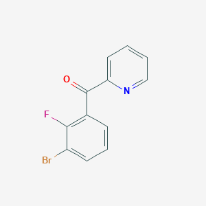 (3-Bromo-2-fluorophenyl)(pyridin-2-YL)methanone