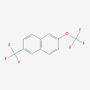 2-(Trifluoromethoxy)-6-(trifluoromethyl)naphthalene