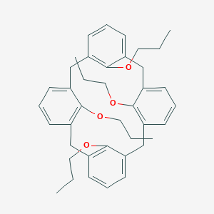 molecular formula C40H48O4 B118408 25,26,27,28-Tetrapropoxycalix[4]arene CAS No. 147782-22-7