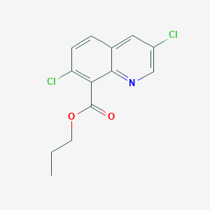 Propyl 3,7-dichloroquinoline-8-carboxylate