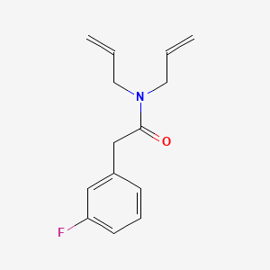 N,N-diallyl-2-(3-fluorophenyl)acetamide