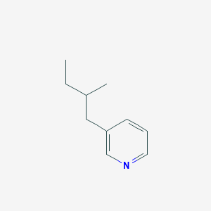 molecular formula C10H15N B011841 3-(2-Methylbutyl)pyridine CAS No. 100131-53-1
