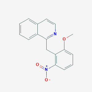 1-(2-Methoxy-6-nitrobenzyl)isoquinoline