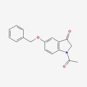 1-Acetyl-5-(benzyloxy)-1,2-dihydro-3H-indol-3-one