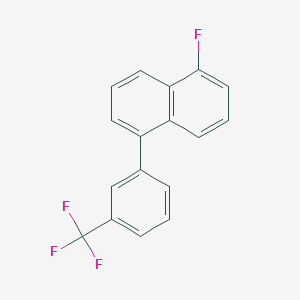 1-Fluoro-5-(3-(trifluoromethyl)phenyl)naphthalene