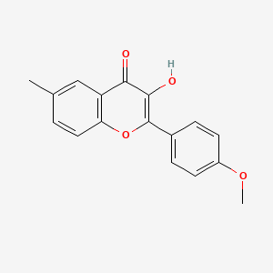 3-Hydroxy-2-(4-methoxyphenyl)-6-methyl-4H-chromen-4-one