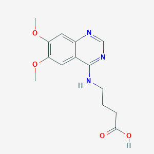 4-((6,7-Dimethoxyquinazolin-4-yl)amino)butanoic acid