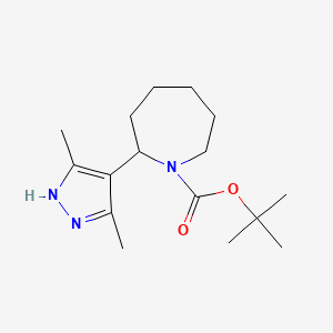 tert-Butyl 2-(3,5-dimethyl-1H-pyrazol-4-yl)azepane-1-carboxylate