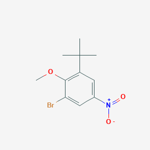 1-Bromo-3-(tert-butyl)-2-methoxy-5-nitrobenzene