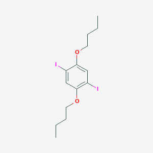 molecular formula C14H20I2O2 B118415 1,4-二丁氧基-2,5-二碘苯 CAS No. 145483-70-1