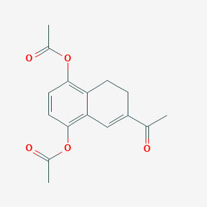 7-Acetyl-5,6-dihydronaphthalene-1,4-diyl diacetate