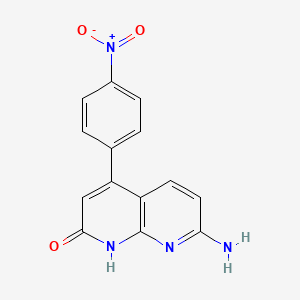 7-Amino-4-(4-nitrophenyl)-1,8-naphthyridin-2(1H)-one