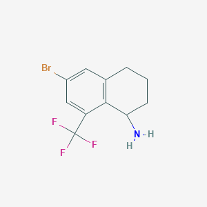 6-Bromo-8-(trifluoromethyl)-1,2,3,4-tetrahydronaphthalen-1-amine