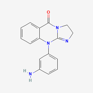 10-(3-Aminophenyl)-2,10-dihydroimidazo[2,1-b]quinazolin-5(3H)-one