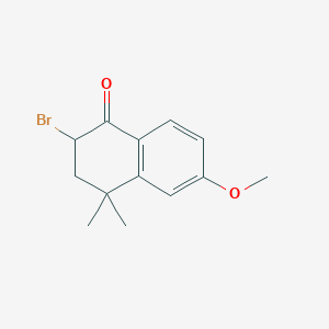 2-Bromo-6-methoxy-4,4-dimethyl-3,4-dihydronaphthalen-1(2H)-one