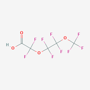 molecular formula C5HF9O4 B118423 Perfluoro-3,6-dioxaheptanoic acid CAS No. 151772-58-6