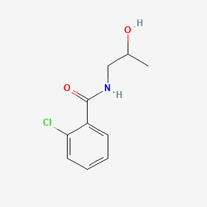 molecular formula C10H12ClNO2 B1184235 2-chloro-N-(2-hydroxypropyl)benzamide 