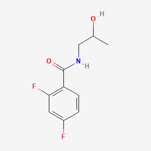 molecular formula C10H11F2NO2 B1184241 2,4-difluoro-N-(2-hydroxypropyl)benzamide 