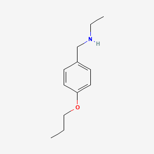 molecular formula C12H19NO B1184248 N-(4-propoxybenzyl)ethanamine 