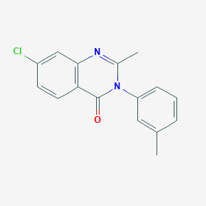 7-Chloro-2-methyl-3-(m-tolyl)quinazolin-4(3H)-one