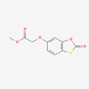 molecular formula C10H8O5S B1184288 Methyl [(2-oxo-1,3-benzoxathiol-6-yl)oxy]acetate 