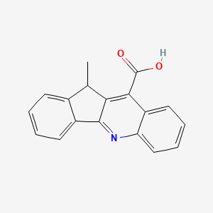 11-methyl-11H-indeno[1,2-b]quinoline-10-carboxylic acid